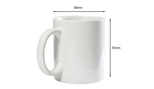 Mug size for printing